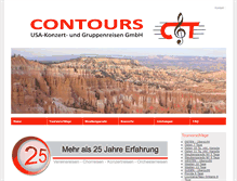 Tablet Screenshot of contours.de